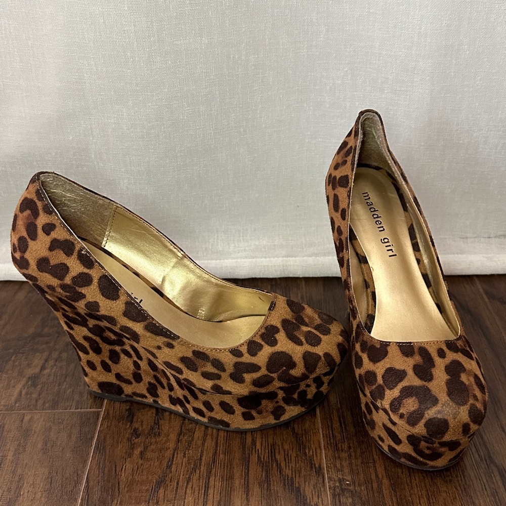 Madden Girl Cheetah Wedges